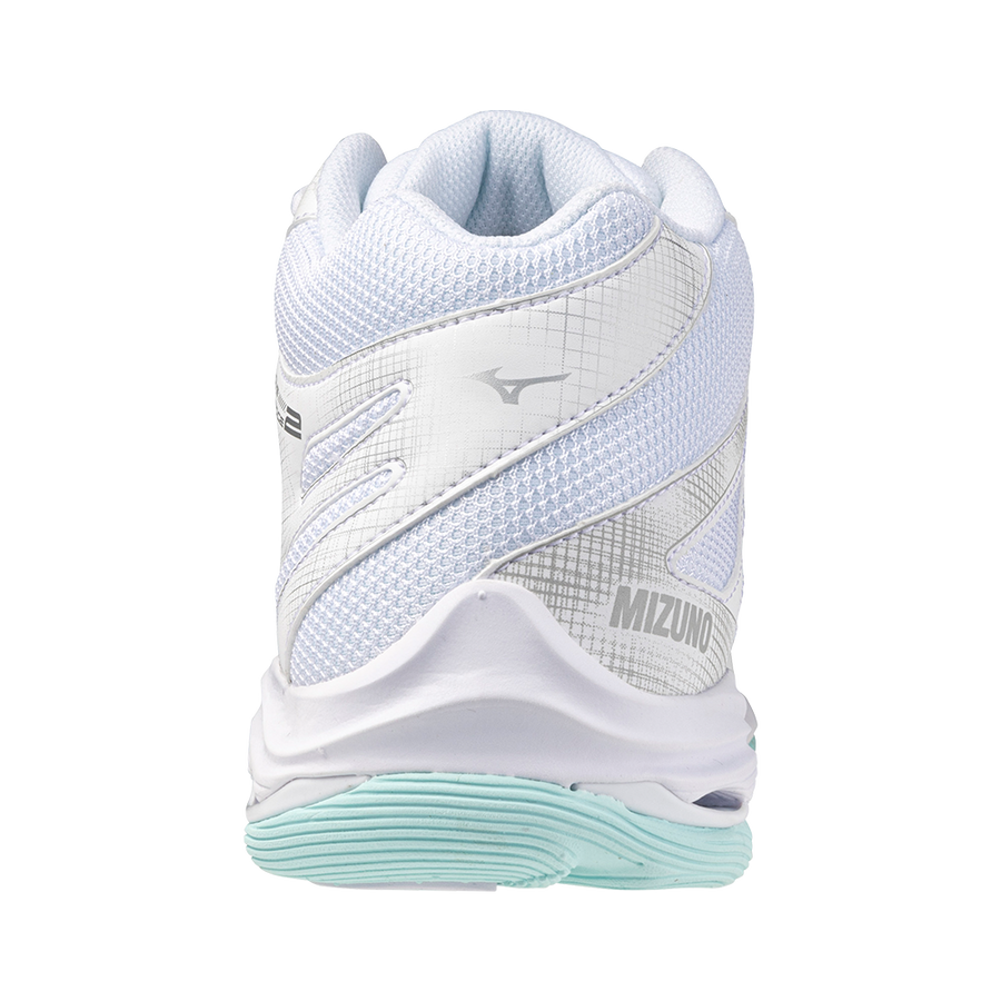 Mizuno WAVE VOLTAGE 2 MID White/Blue Tint